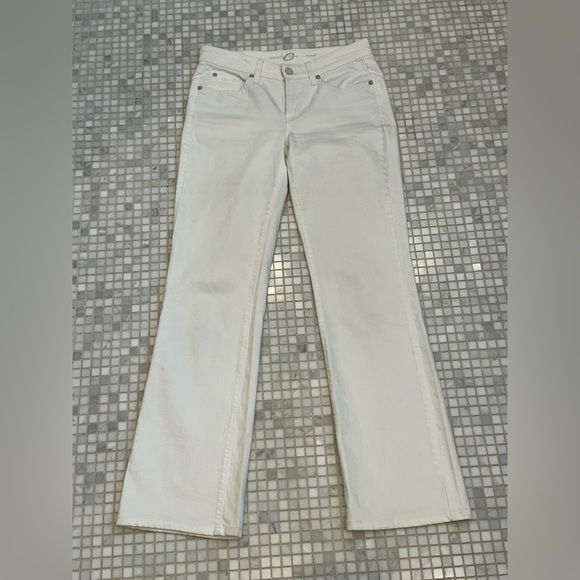 Cambio Denim - Cambio Women's Noah Bootcut White Jeans